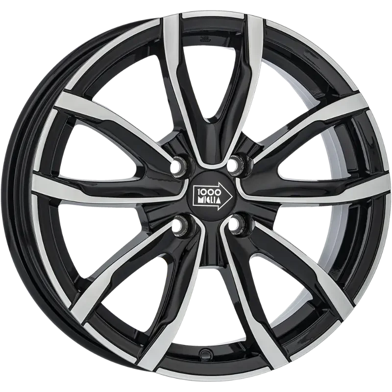 Mille Miglia EVO 001 Black Polished 7,00x17 4x108,00 ET30,00
