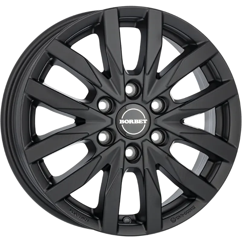Borbet CW6 black matt 6,50x16 6x120,00 ET50,00