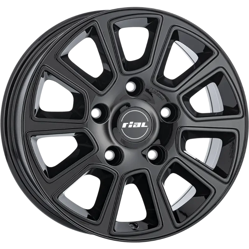 RIAL Transporter 2 Black Gloss 6,00x16 5x118,00 ET68,00