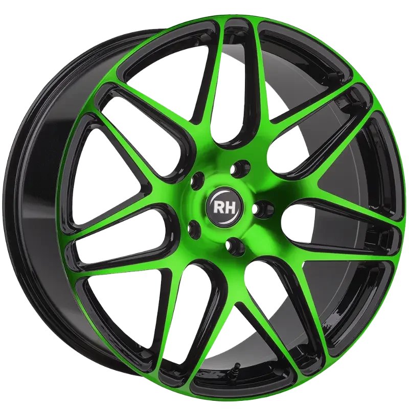 RH Alurad RB 11 Black Polished Green 9,00x20 5x112,00 ET35,00