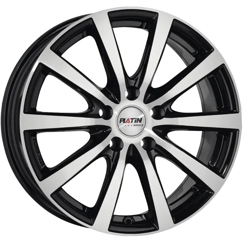 PLATIN Wheels P 69 Black Polished 8,00x18 5x108,00 ET45,00