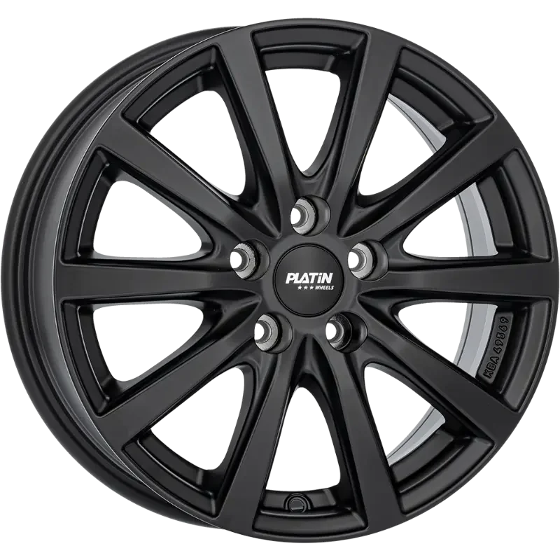PLATIN Wheels P 69 Matt Black 7,00x16 5x100,00 ET38,00
