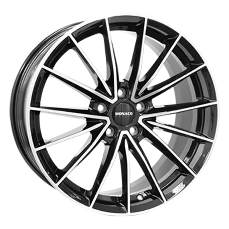 MONACO WHEELS Grand Prix 14 Black Polished 8,00x20 5x112,00 ET45,00