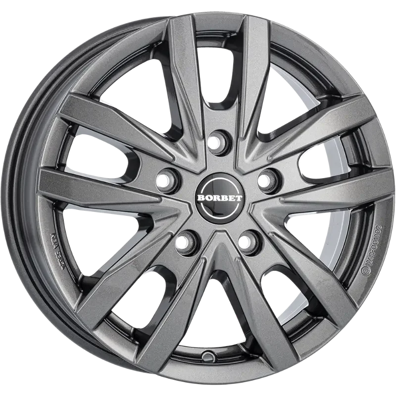 Borbet CW5 grey glossy 7,50x18 5x120,00 ET53,00