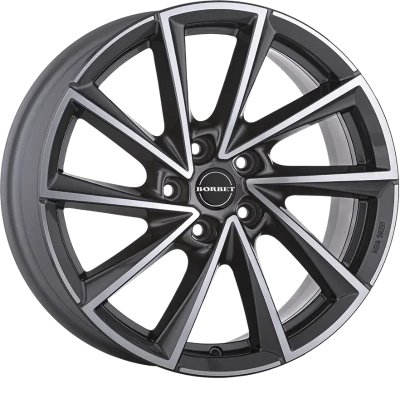 Borbet VTX graphite polished 8,00x18 5x115,00 ET38,00