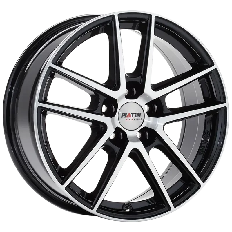 PLATIN Wheels P 73 Black Polished 7,50x18 5x108,00 ET45,00