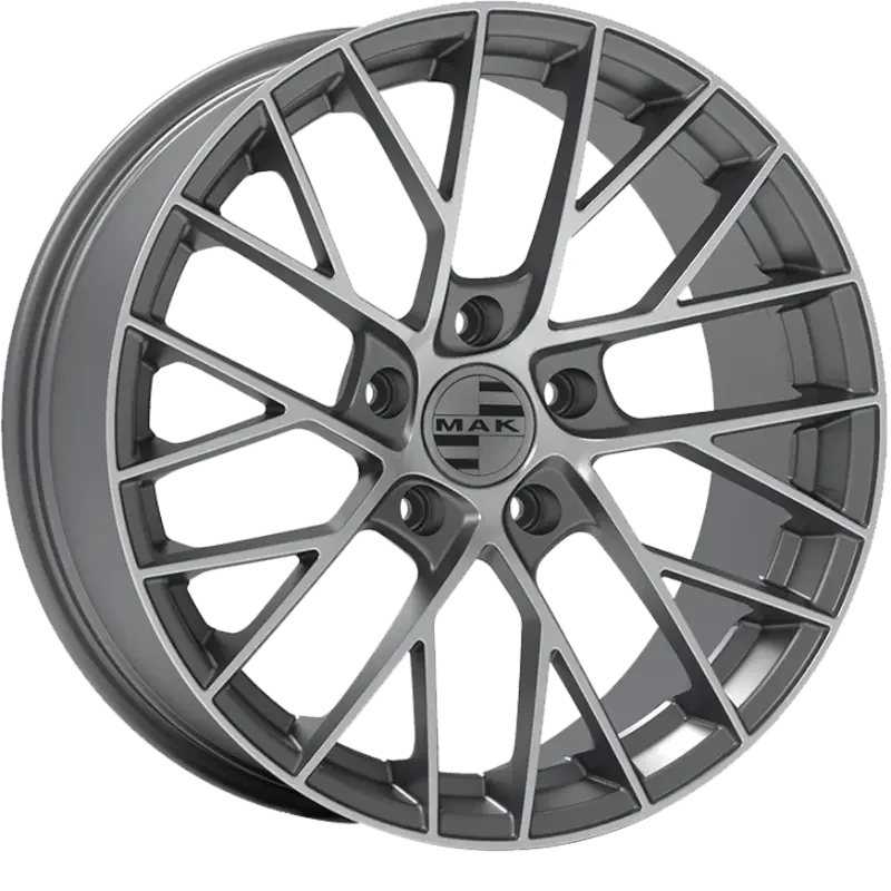 MAK Monaco Gun Metallic Mirror 8,50x19 5x112,00 ET39,00