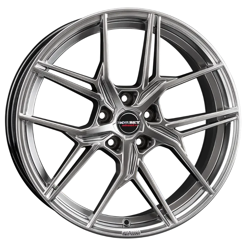 Borbet QX hyper black silver 8,00x19 5x108,00 ET50,00