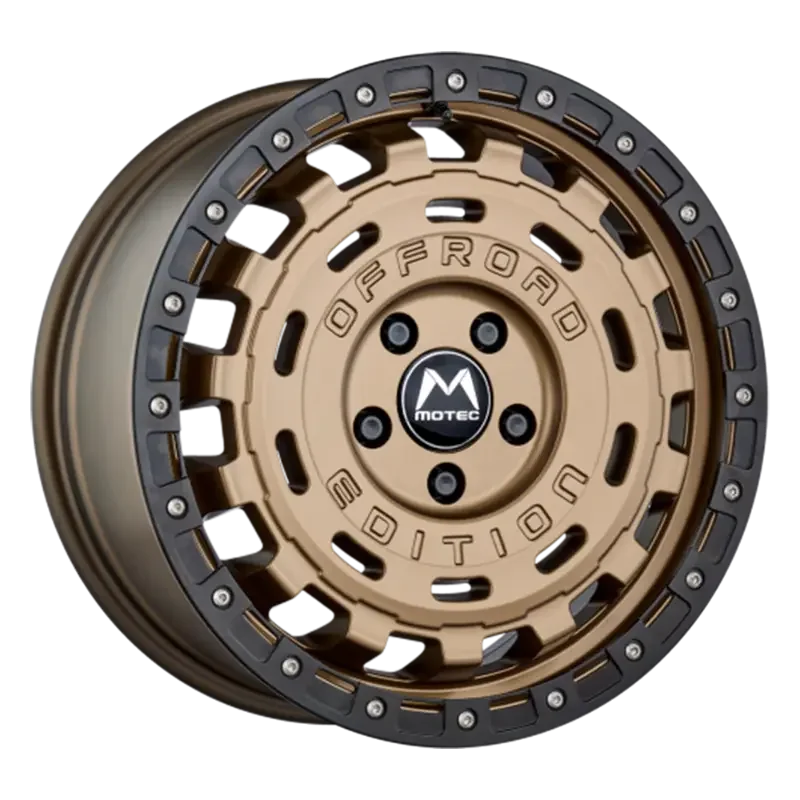 MOTEC Wheels MOF1-R-CROSS Matt Bronze Lip Matt Black 8,00x18 6x139,70 ET40,00