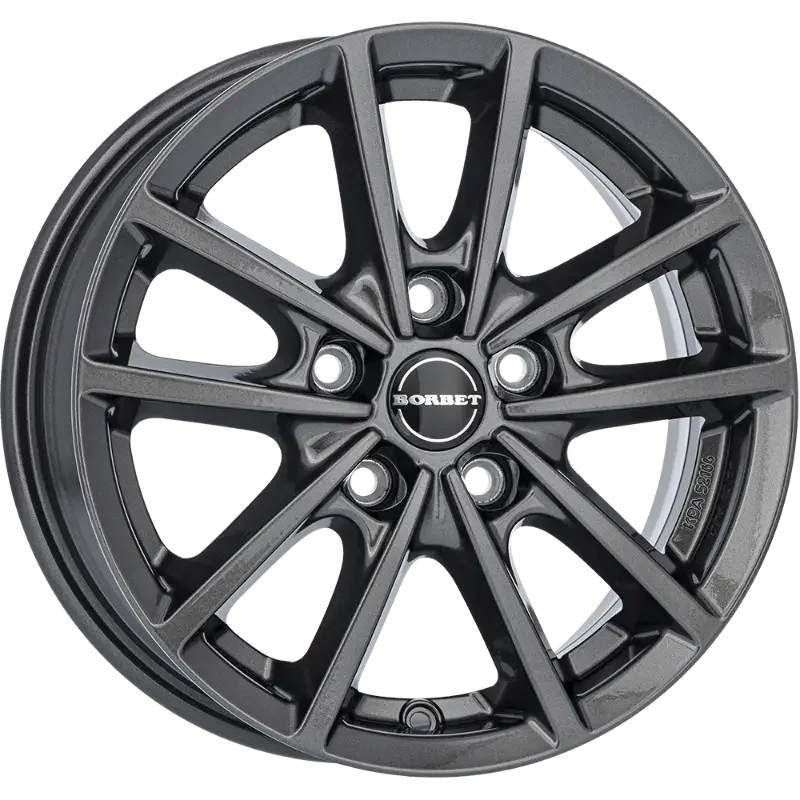 Borbet W anthracite glossy 6,00x15 5x100,00 ET45,00