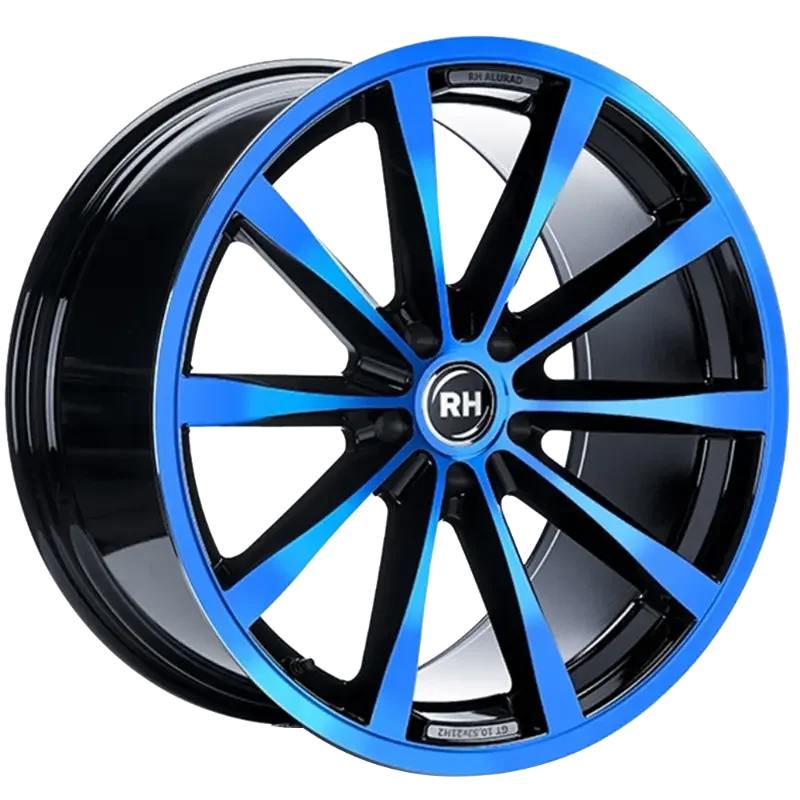RH Alurad GT Rad Black Polished Blue 10,50x21 5x120,00 ET40,00