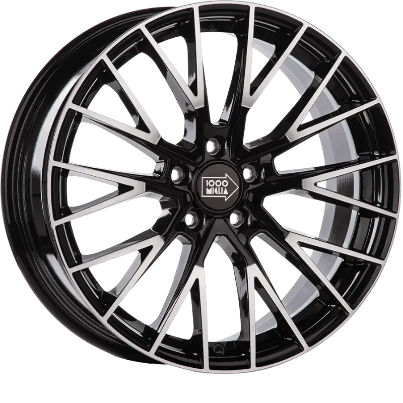 Mille Miglia MM1009 Black Polished 8,00x18 5x110,00 ET30,00
