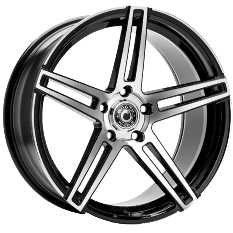 WRATH WHEELS WF-1 Black Polished 9,00x18 5x112,00 ET40,00