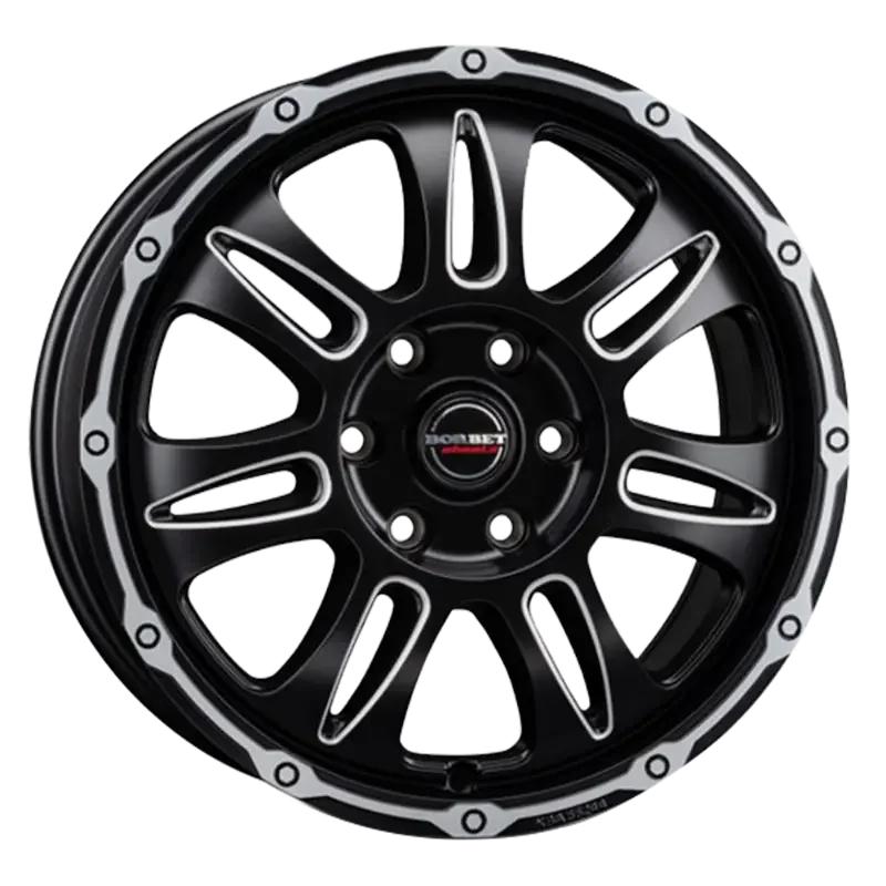 Borbet CW8 black rim window polished matt 8,00x18 6x120,00 ET45,00