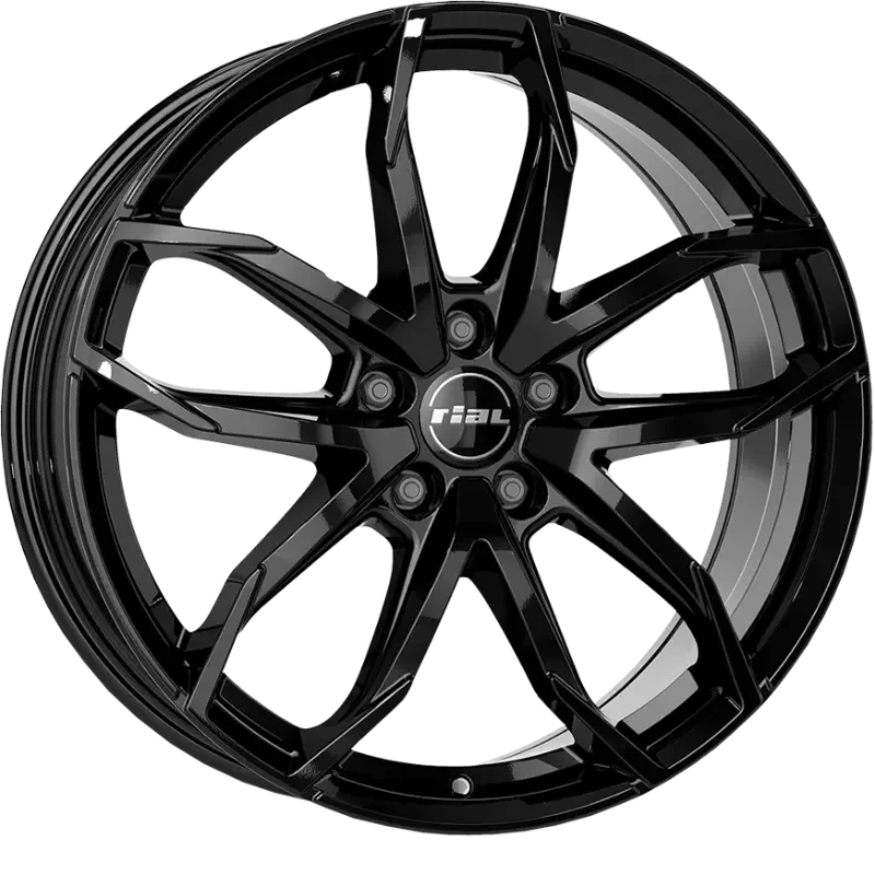 RIAL Lucca Black Gloss 6,50x16 5x108,00 ET50,00