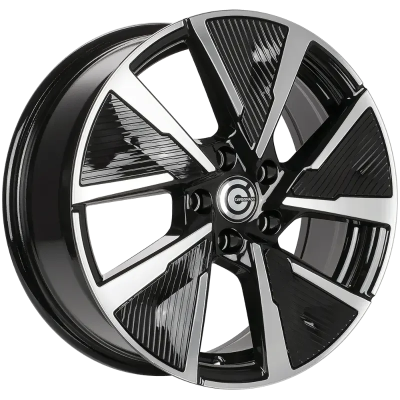 Carbonado Montpellier Black Polished 7,00x17 5x108,00 ET45,00