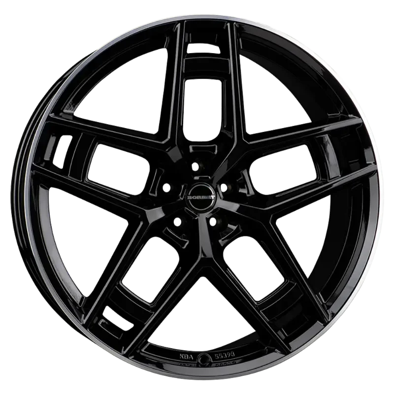 Borbet TF black rim polished glossy 10,50x24 5x112,00 ET40,00