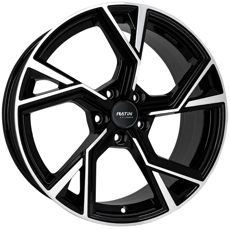 PLATIN Wheels P 100 Black Polished 8,00x18 5x112,00 ET28,00