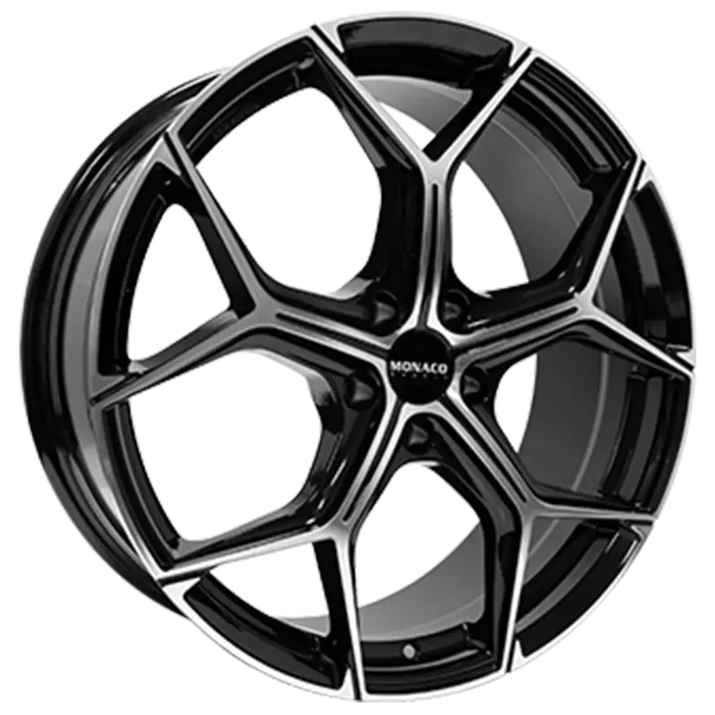 MONACO WHEELS Grand Prix 16 Black Polished 8,00x19 5x112,00 ET44,50