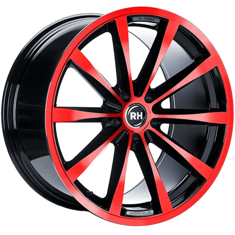 RH Alurad GT Rad Black Polished Red 10,50x21 5x120,00 ET40,00