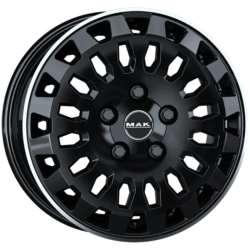 MAK Overland Black Mirror Lip 6,50x16 5x130,00 ET55,00