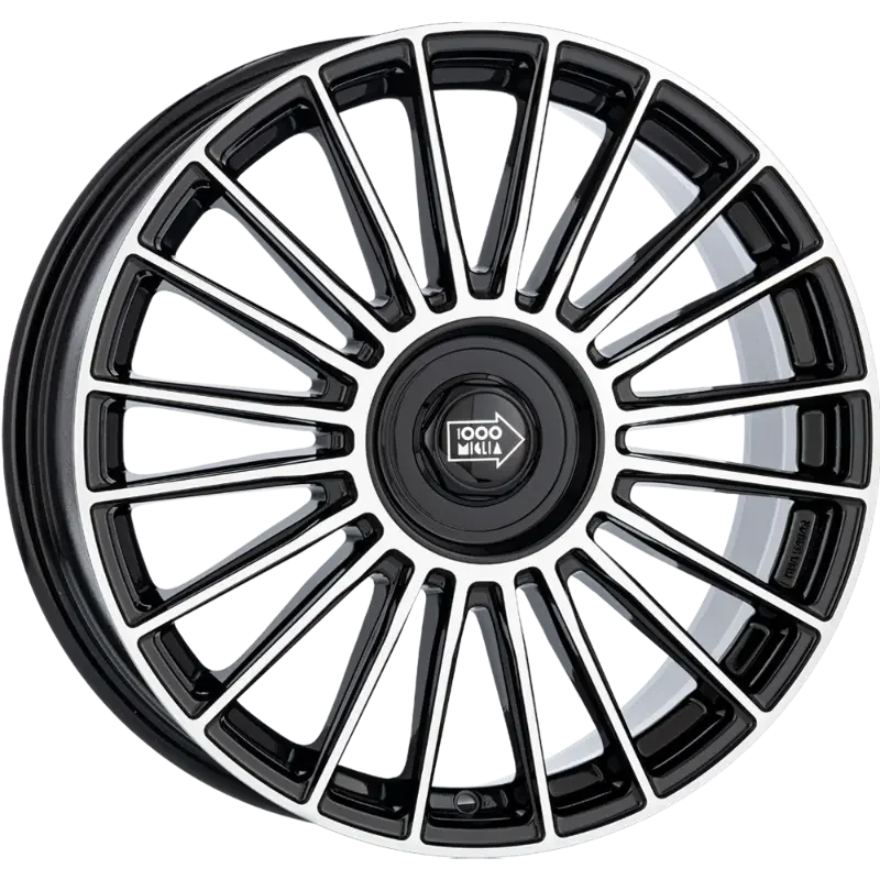 Mille Miglia MM1022 Black Polished 8,00x18 5x108,00 / 5x112,00 ET45,00